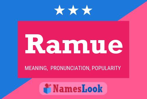 ملصق اسم Ramue