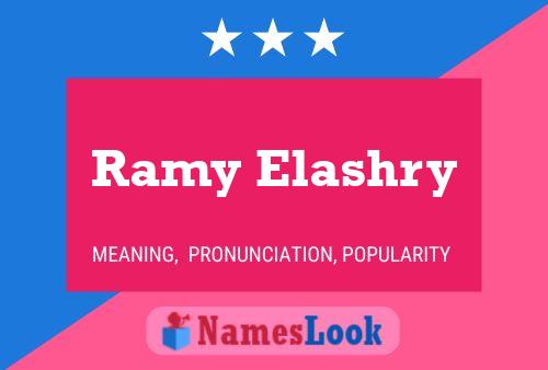 ملصق اسم Ramy Elashry