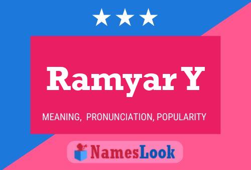 ملصق اسم Ramyar Y