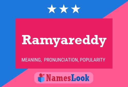 ملصق اسم Ramyareddy