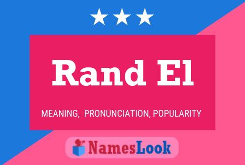 ملصق اسم Rand El