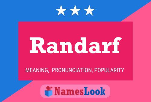 ملصق اسم Randarf