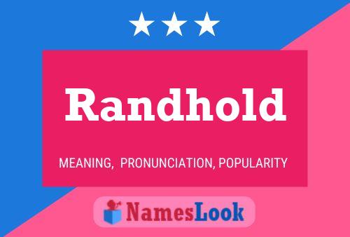 ملصق اسم Randhold