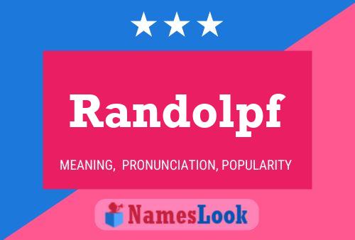 ملصق اسم Randolpf