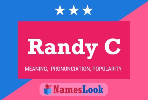 ملصق اسم Randy C