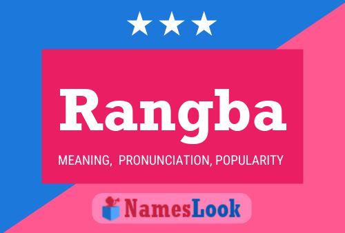 ملصق اسم Rangba