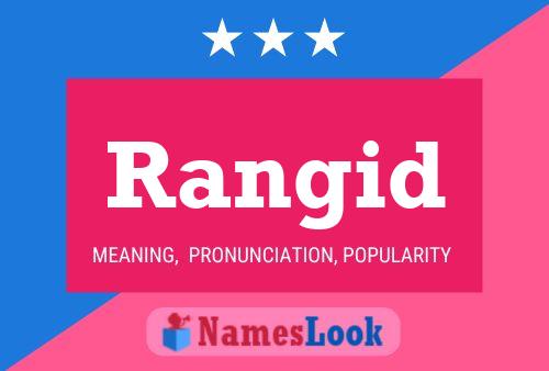 ملصق اسم Rangid