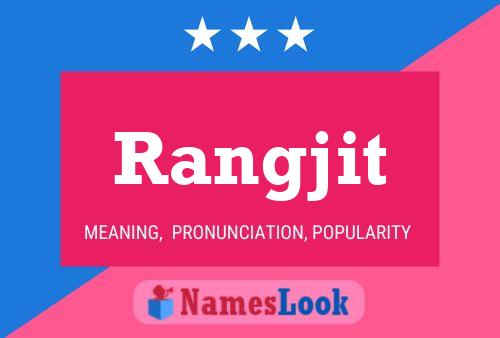 ملصق اسم Rangjit