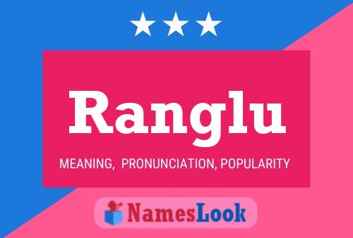 ملصق اسم Ranglu