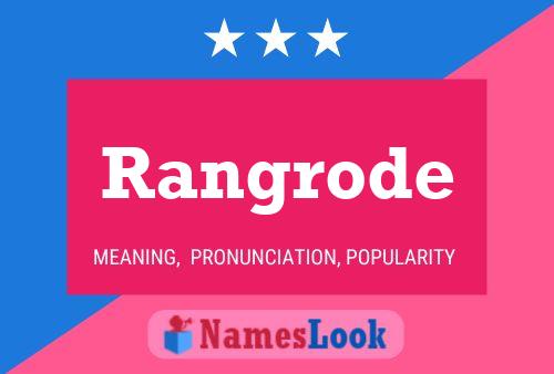 ملصق اسم Rangrode