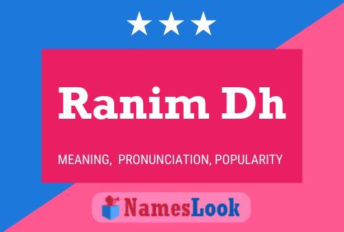 ملصق اسم Ranim Dh