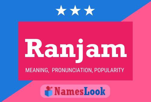 ملصق اسم Ranjam