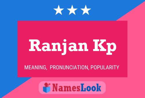 ملصق اسم Ranjan Kp