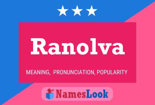 ملصق اسم Ranolva