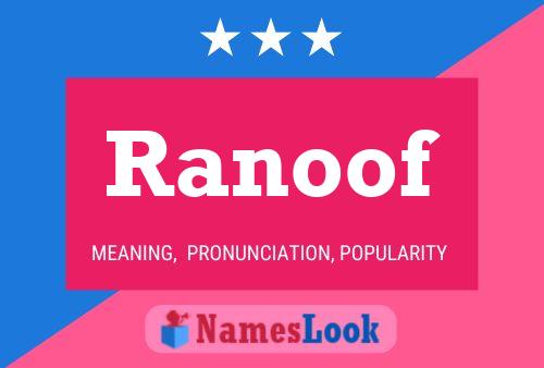 ملصق اسم Ranoof