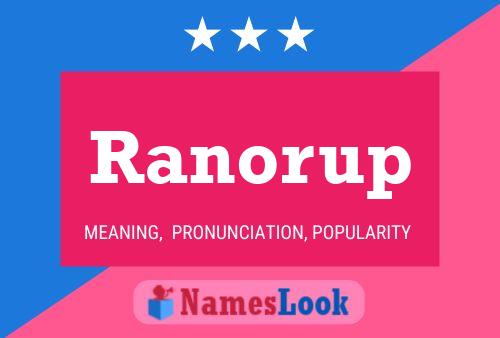 ملصق اسم Ranorup