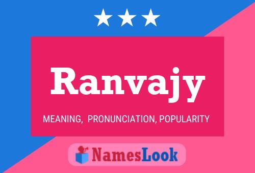 ملصق اسم Ranvajy