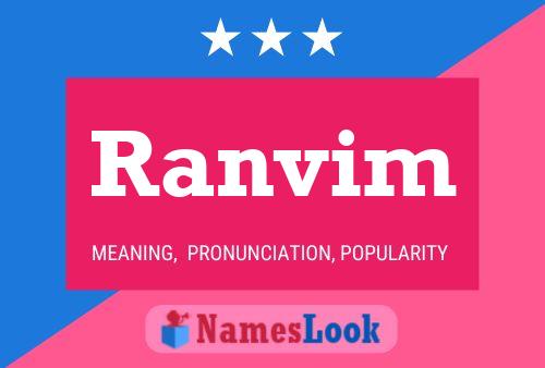 ملصق اسم Ranvim