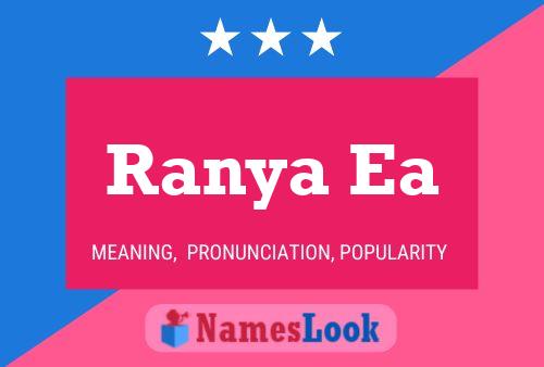 ملصق اسم Ranya Ea