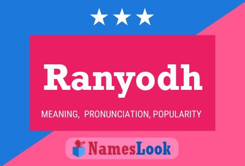 ملصق اسم Ranyodh