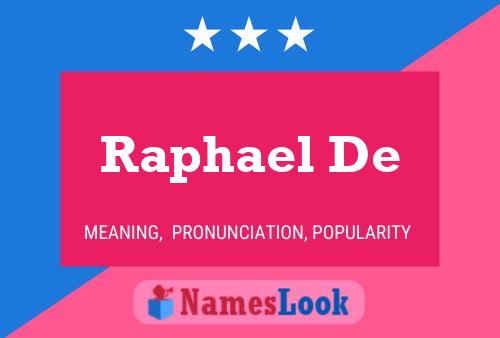 ملصق اسم Raphael De