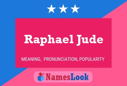 ملصق اسم Raphael Jude