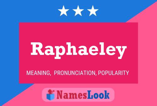 ملصق اسم Raphaeley