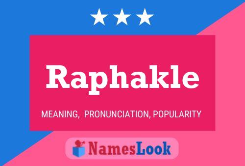 ملصق اسم Raphakle