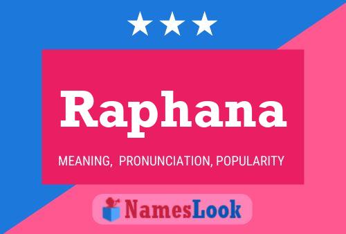 ملصق اسم Raphana