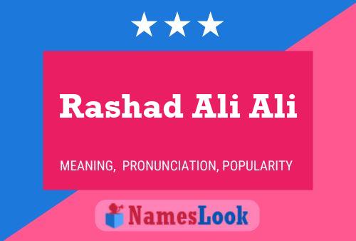 ملصق اسم Rashad Ali Ali