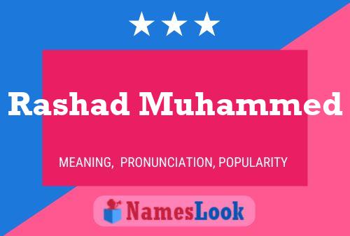 ملصق اسم Rashad Muhammed