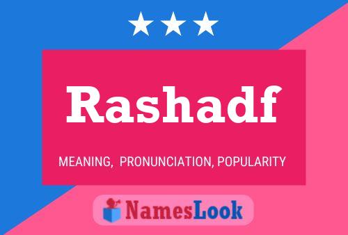 ملصق اسم Rashadf