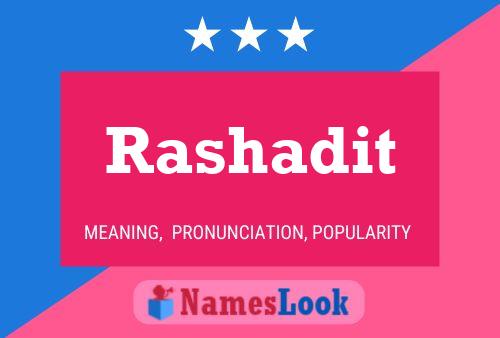 ملصق اسم Rashadit