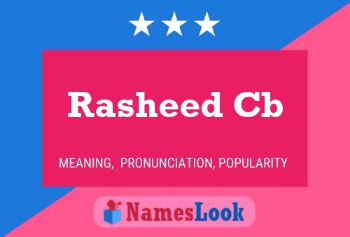 ملصق اسم Rasheed Cb