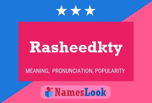 ملصق اسم Rasheedkty