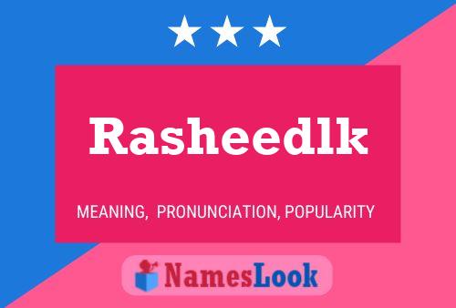 ملصق اسم Rasheedlk