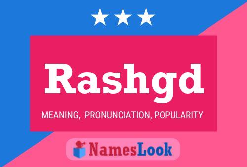 ملصق اسم Rashgd