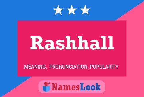 ملصق اسم Rashhall