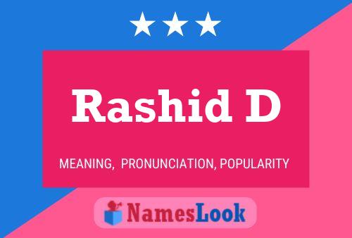 ملصق اسم Rashid D