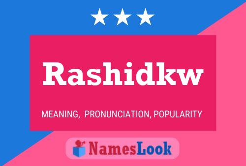 ملصق اسم Rashidkw