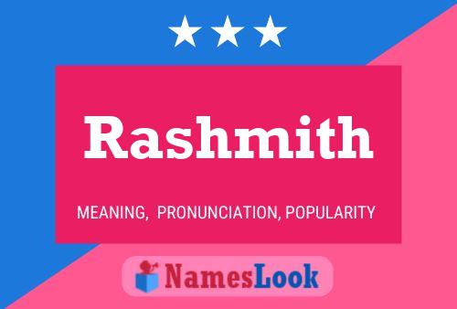 ملصق اسم Rashmith