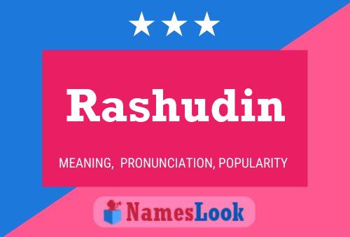 ملصق اسم Rashudin