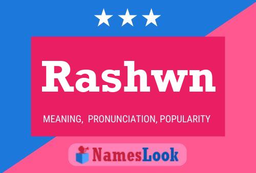 ملصق اسم Rashwn