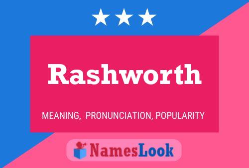 ملصق اسم Rashworth