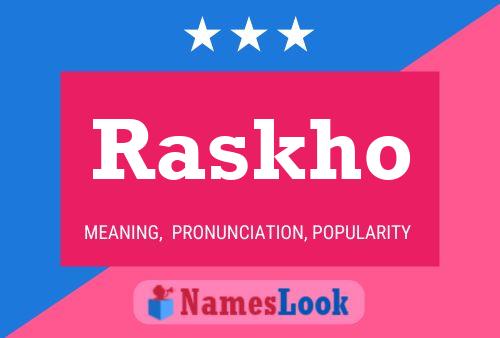 ملصق اسم Raskho