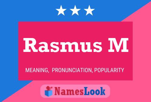 ملصق اسم Rasmus M