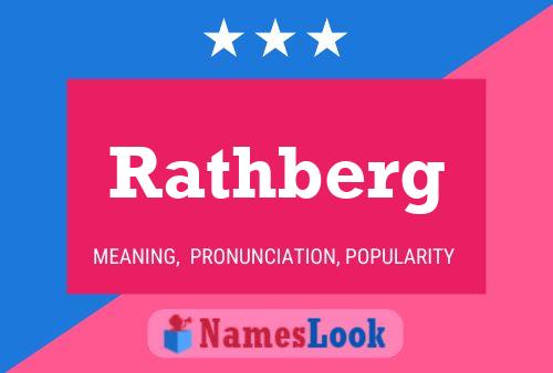 ملصق اسم Rathberg