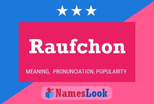 ملصق اسم Raufchon