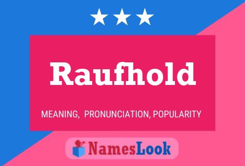 ملصق اسم Raufhold