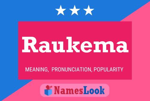 ملصق اسم Raukema